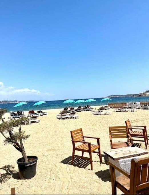 Proche St Tropez Refait A Neuf Bord De Plage Et Piscine Cogolin Exteriér fotografie